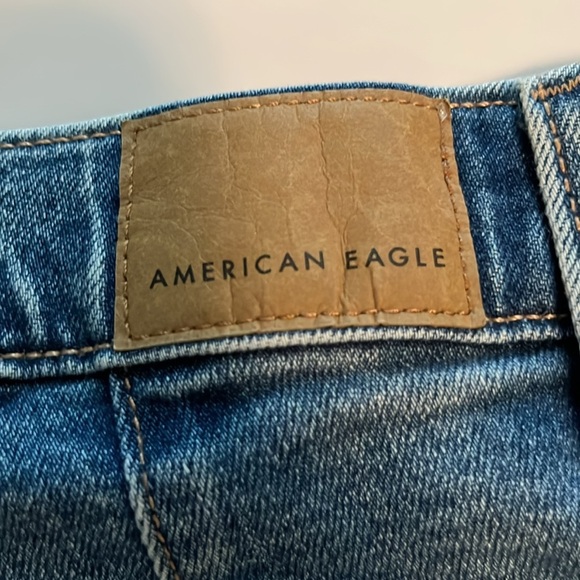 American Eagle Super High Rise Ankle Straight NWT Size 14 Short - Picture 13 of 16
